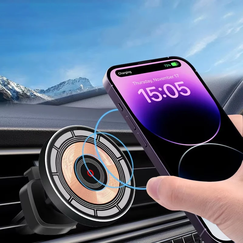 Car Magnetic Wireless Charger  - огляд і ціна Wireless Car Charger Mount Fast Charging