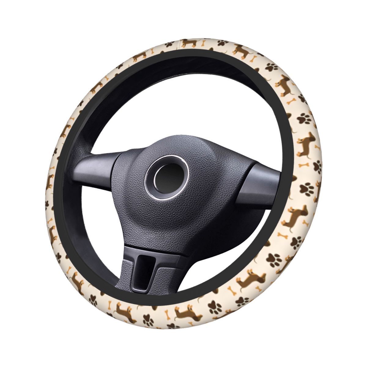 Cute Dachshund Car Steering Wh - огляд і ціна Car Steering Wheel Cover Anti Slip Breathable