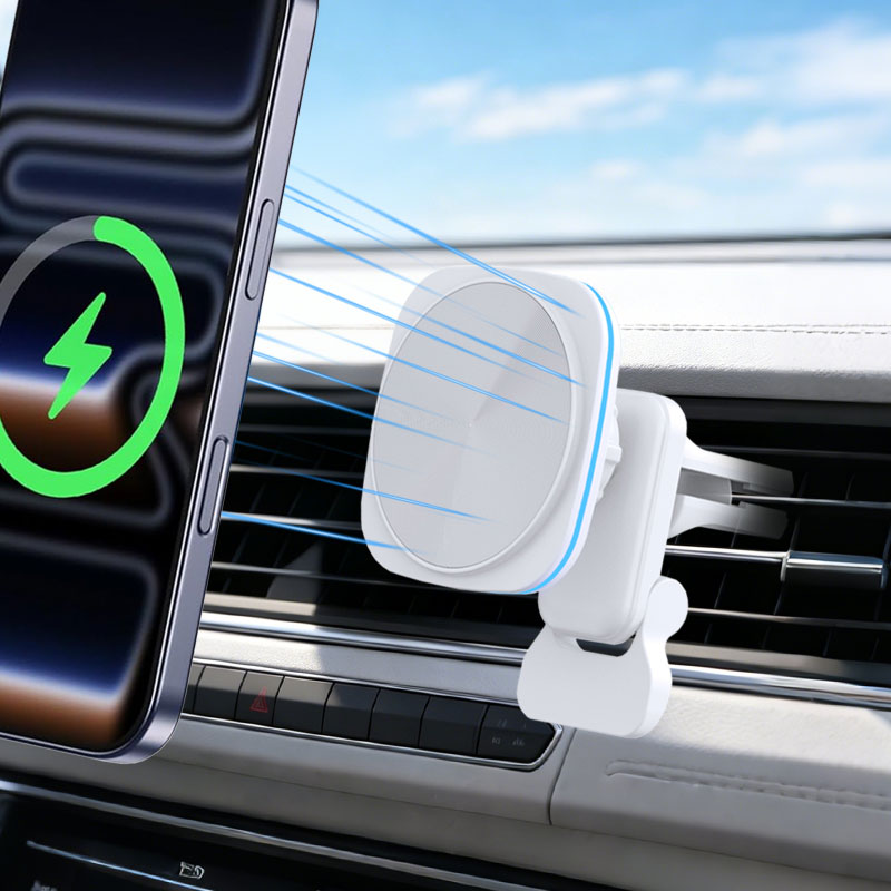 15W Magnetic Car Wireless Char - огляд і ціна Wireless Car Charger Mount Fast Charging